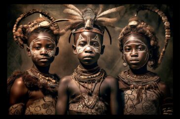Wall art Afrikaanse cultuur