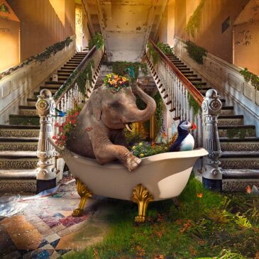 bañera de fantasía