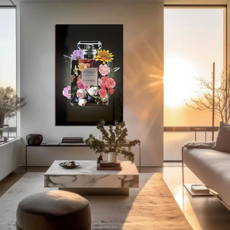 Artistieke foto art van parfum icoon