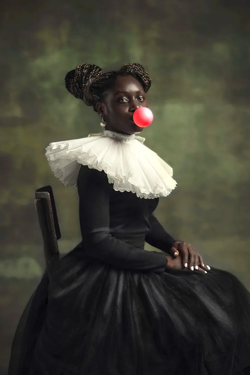 Portrait as an old master