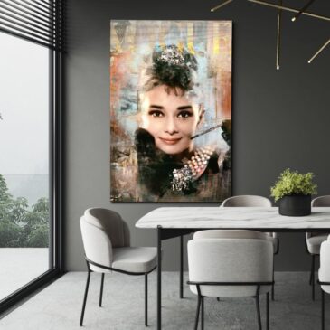 Audrey Hepburn wall art