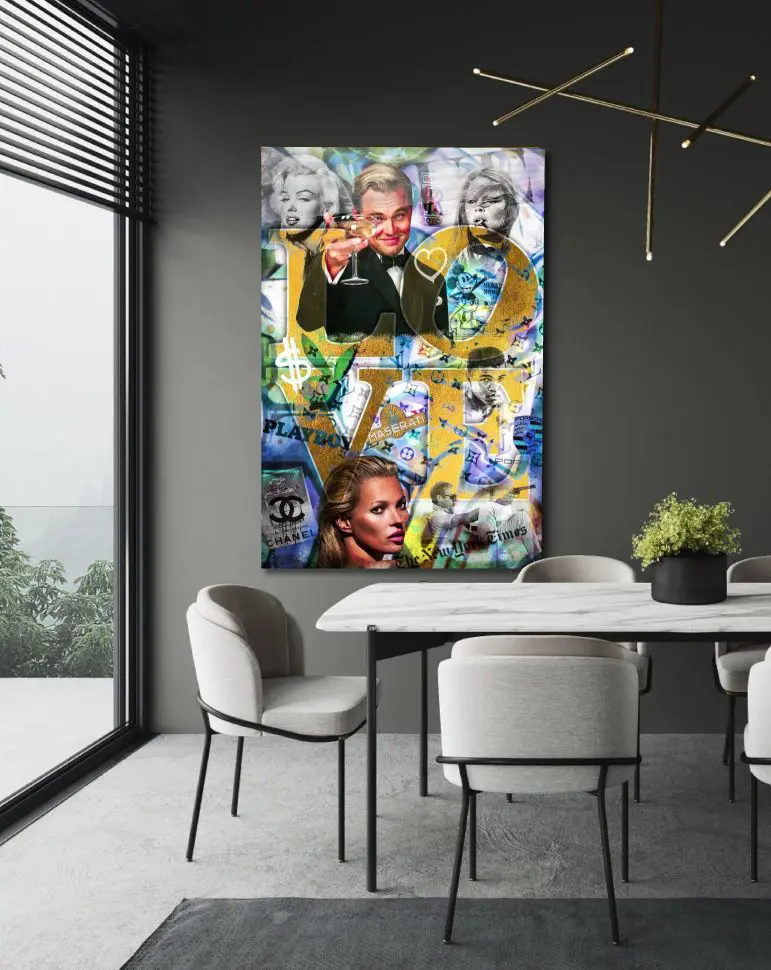 Pop -Art -Gemälde von Prominenten