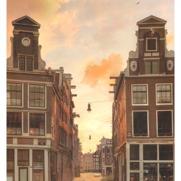 Künstlerisches Fotokunstwerk aus Amsterdam