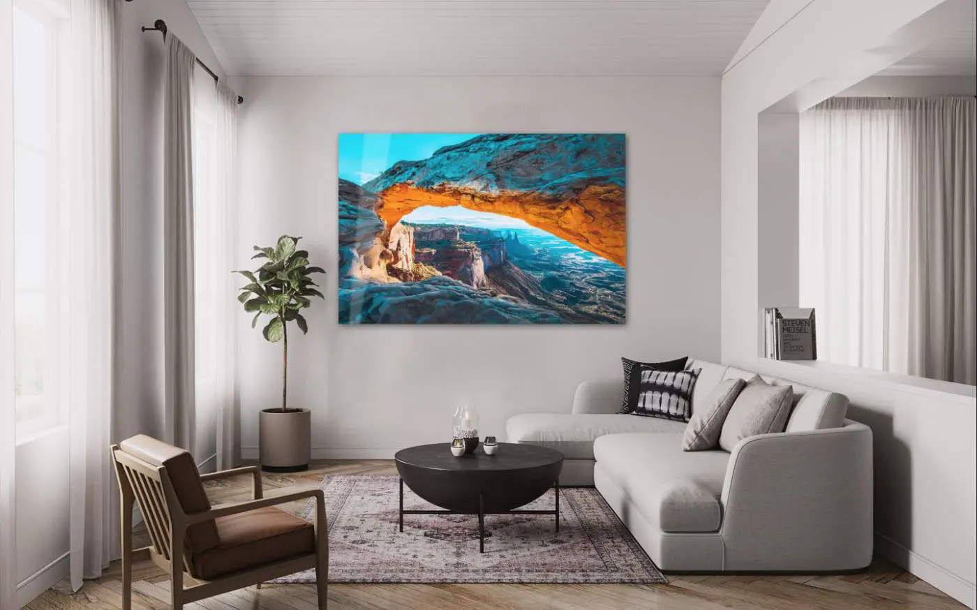 Décoration murale de l&#39;arc de Mesa dans l&#39;Utah