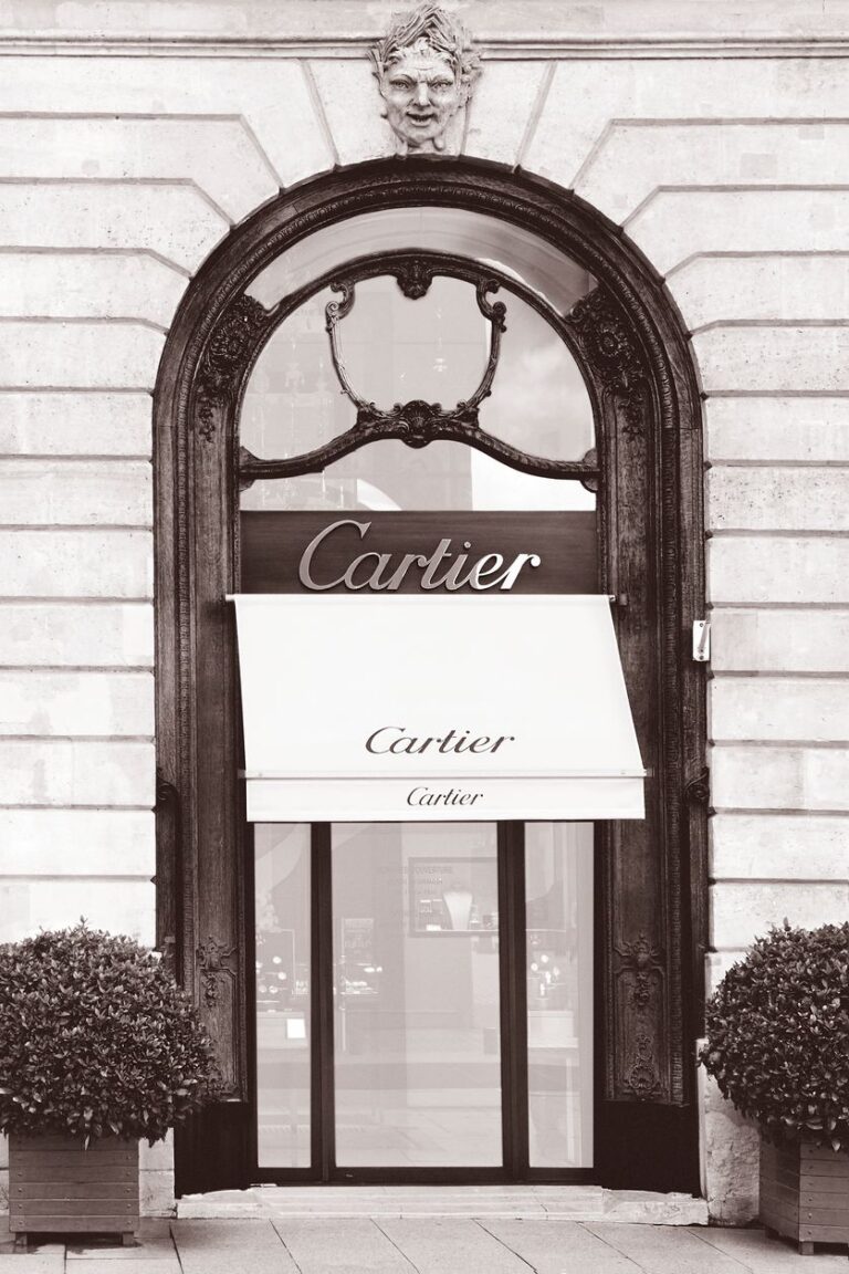 Tienda Cartier en la Place Vendome de París