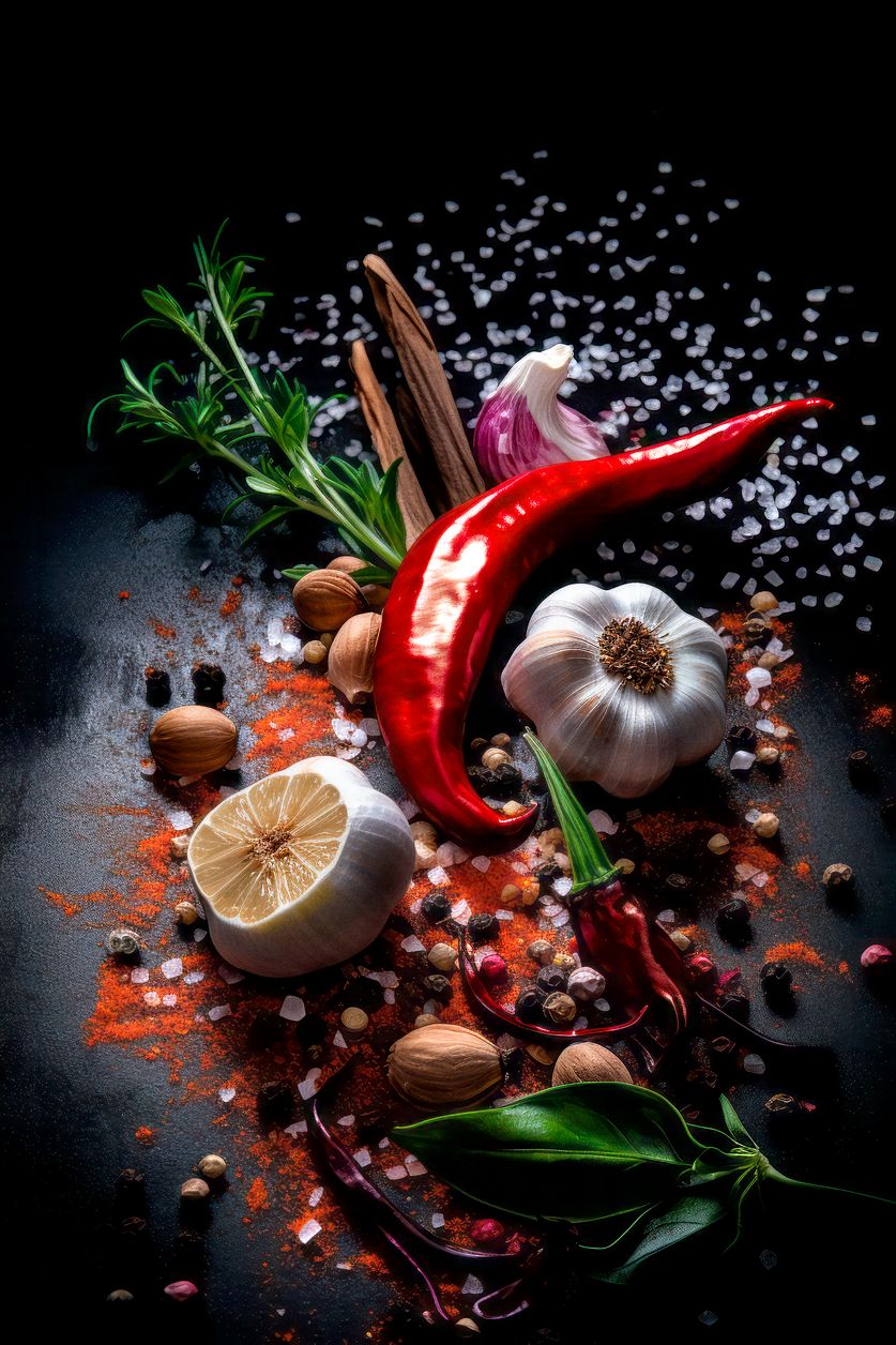 Plexiglas of akoestisch schilderij van food