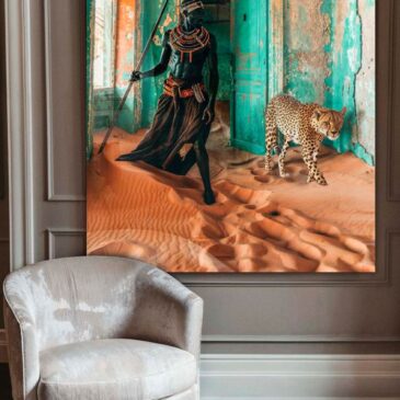 Artistiek tribal schilderij