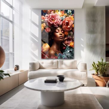 Retrato de una mujer para la pared