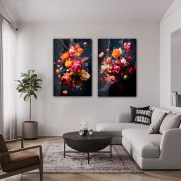 Unique flower photo art for your wall.