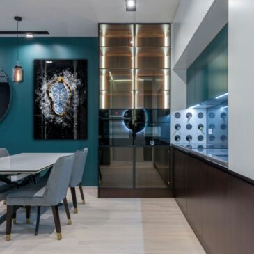 Wandbild einer Austernschale