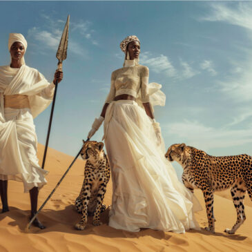 Arte fotográfico de África y Cheetah