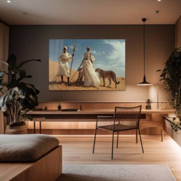 Afrika und Geparden – Fotokunst