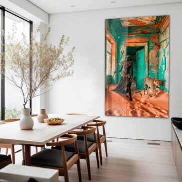 Artistiek tribal schilderij