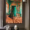 Artistiek tribal schilderij