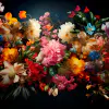 Kleurrijk stilleven van bloemen