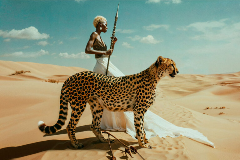 Luxe foto van Afrika en jachtluipaard