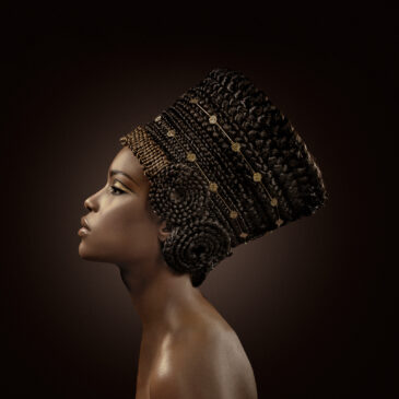 Decoración de pared de mujer africana