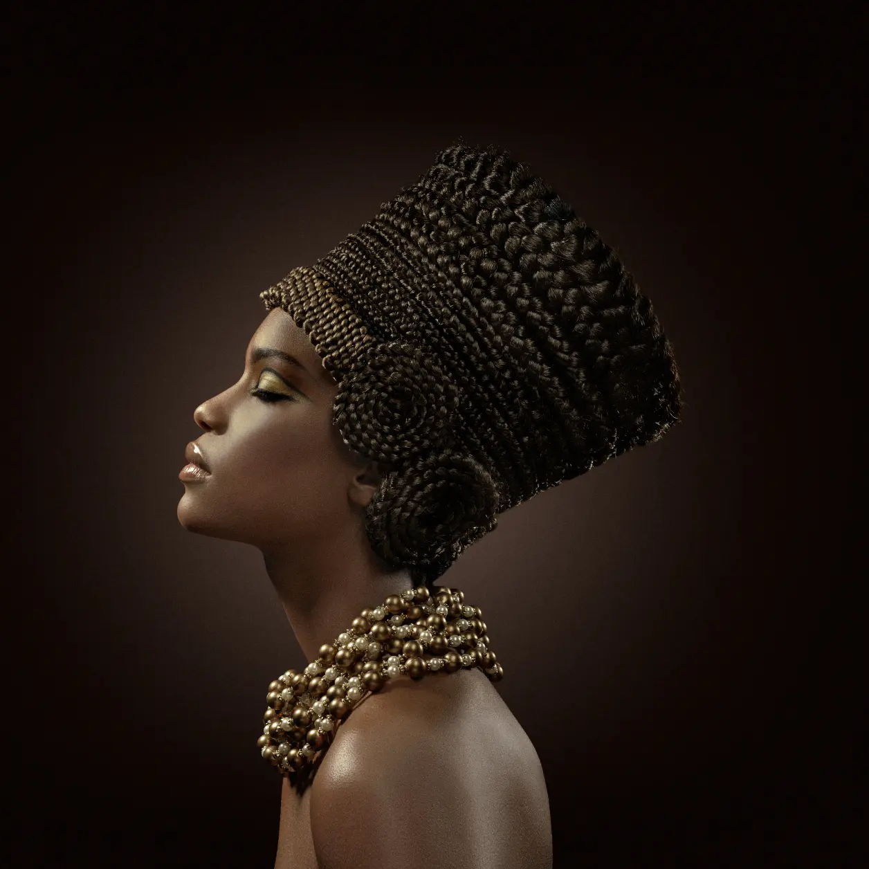 Wall decoration of an African woman
