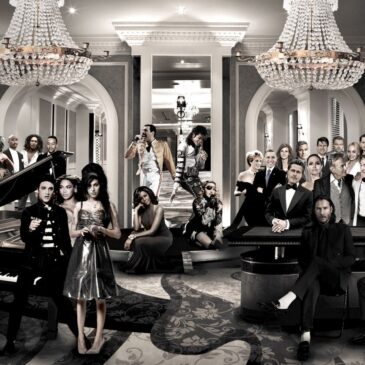 Wall art celebrities