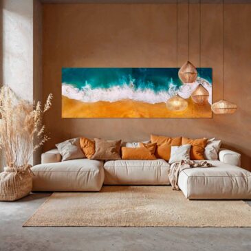 Photo d'art de paysage marin, Paysage marin