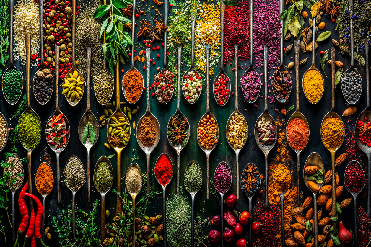 Fotokunst van kruiden; Spicy Herbs II
