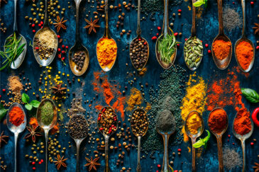 Wanddecoratie van kruiden; Spicy Herbs III