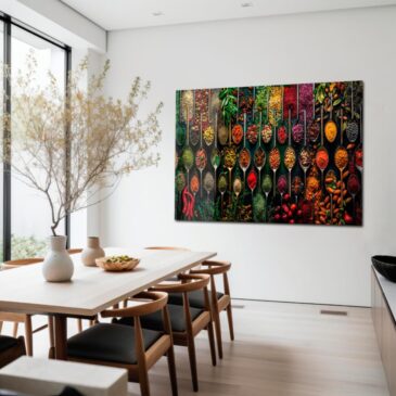 Fotokunst van kruiden; Spicy Herbs II