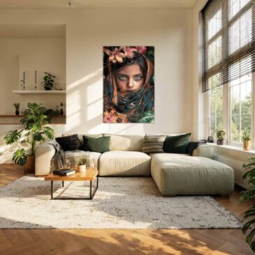 Mysterious portrait of a girl