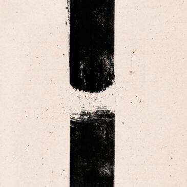 Abstracte Japanse wandkunst