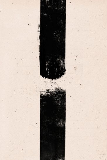 Abstracte Japanse wandkunst