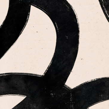 Abstract black and white photo art