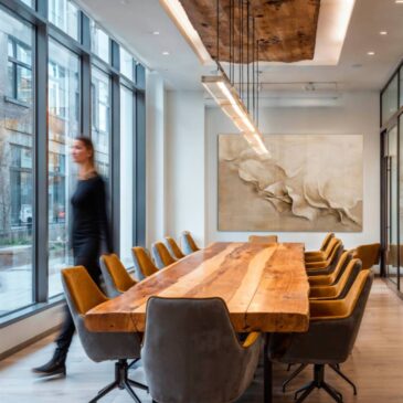 Abstracte Japandi muurkunst