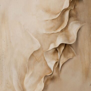 Abstracte Japandi muurkunst