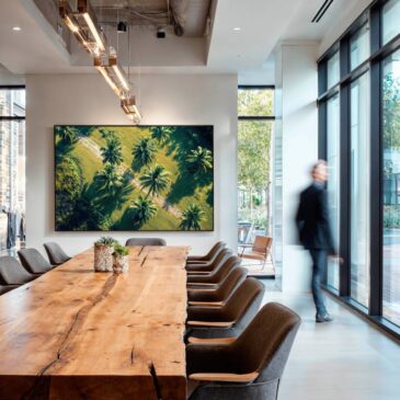 Muurdecoratie van palmbomen