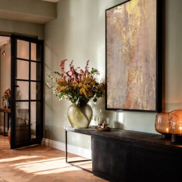 Luxe abstracte wanddecoratie