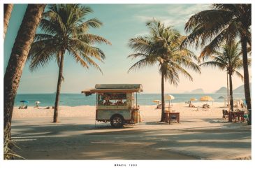 etro tropische strandfoto in Brazilië