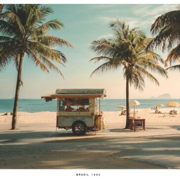 Foto de una playa tropical en Brasil