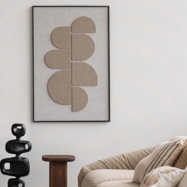 3d akoestiek donker frame