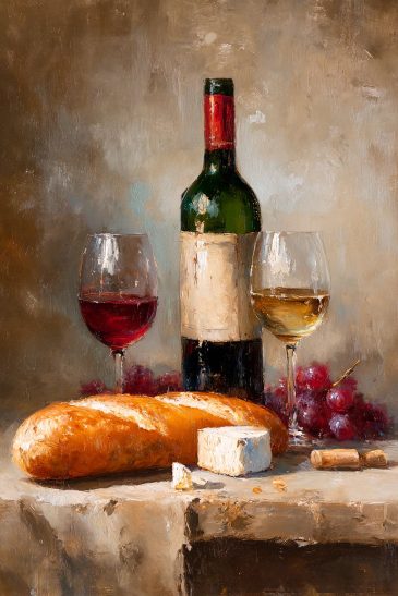 still life toast