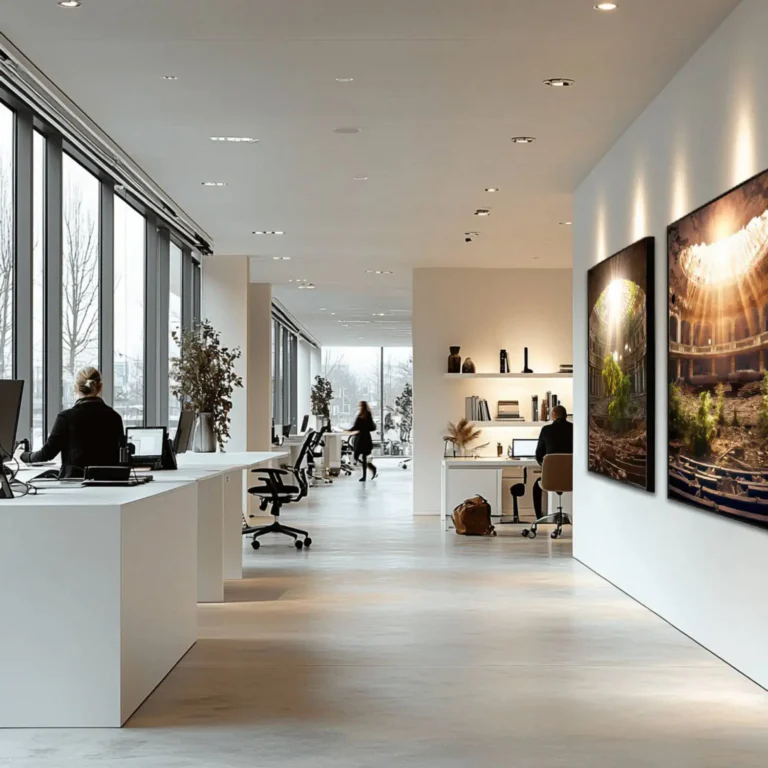 Akoestiek op kantoor verbeteren met een akoestisch kunstwerk