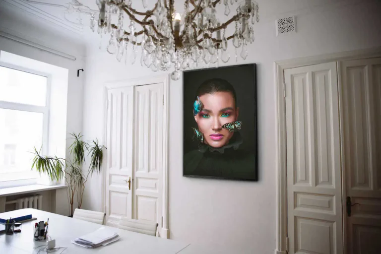 DIBOND FOTO VOOR IN DE TUIN: WEERBESTENDIGE METALEN WANDDECORATIE