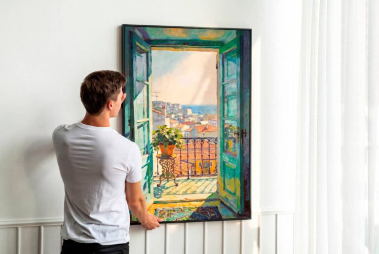 High-quality plexiglass wall decoration from The Art of Interior with deep colors, luxurious gloss, and a durable UV-resistant finish.