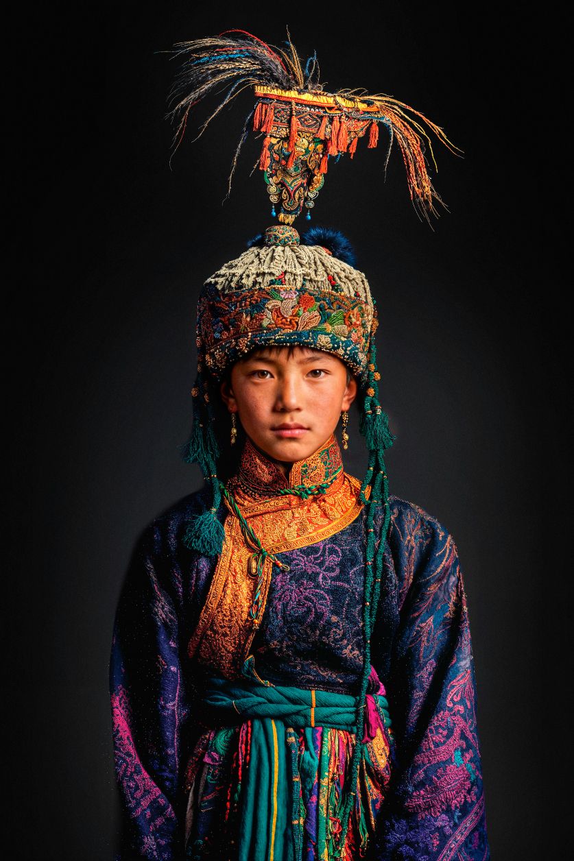 Niño tibetano - El arte del interior