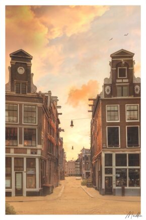 Künstlerisches Fotokunstwerk aus Amsterdam