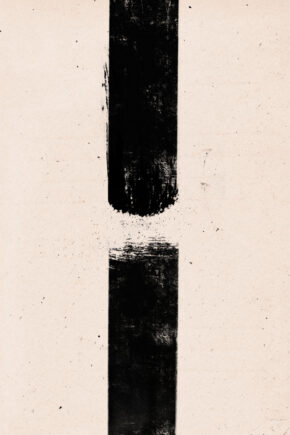 Abstracte Japanse wandkunst