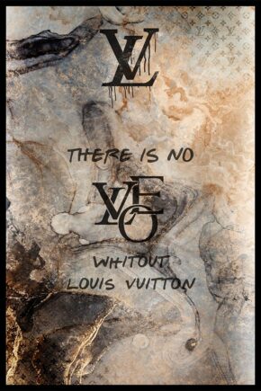 Marble photo art from fashion brand