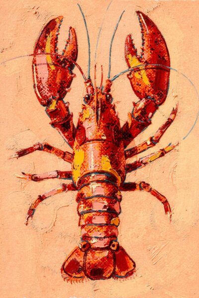 Homard à la pêche