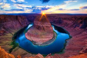 Zonsopgang in de Grand Canyon, USA