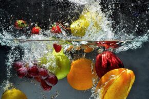 Keuken wanddecoratie van fruit