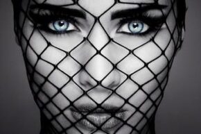 Portrait of beautiful woman